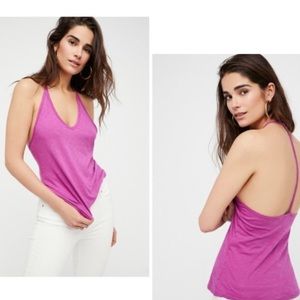 Free People Strappy T- back cami